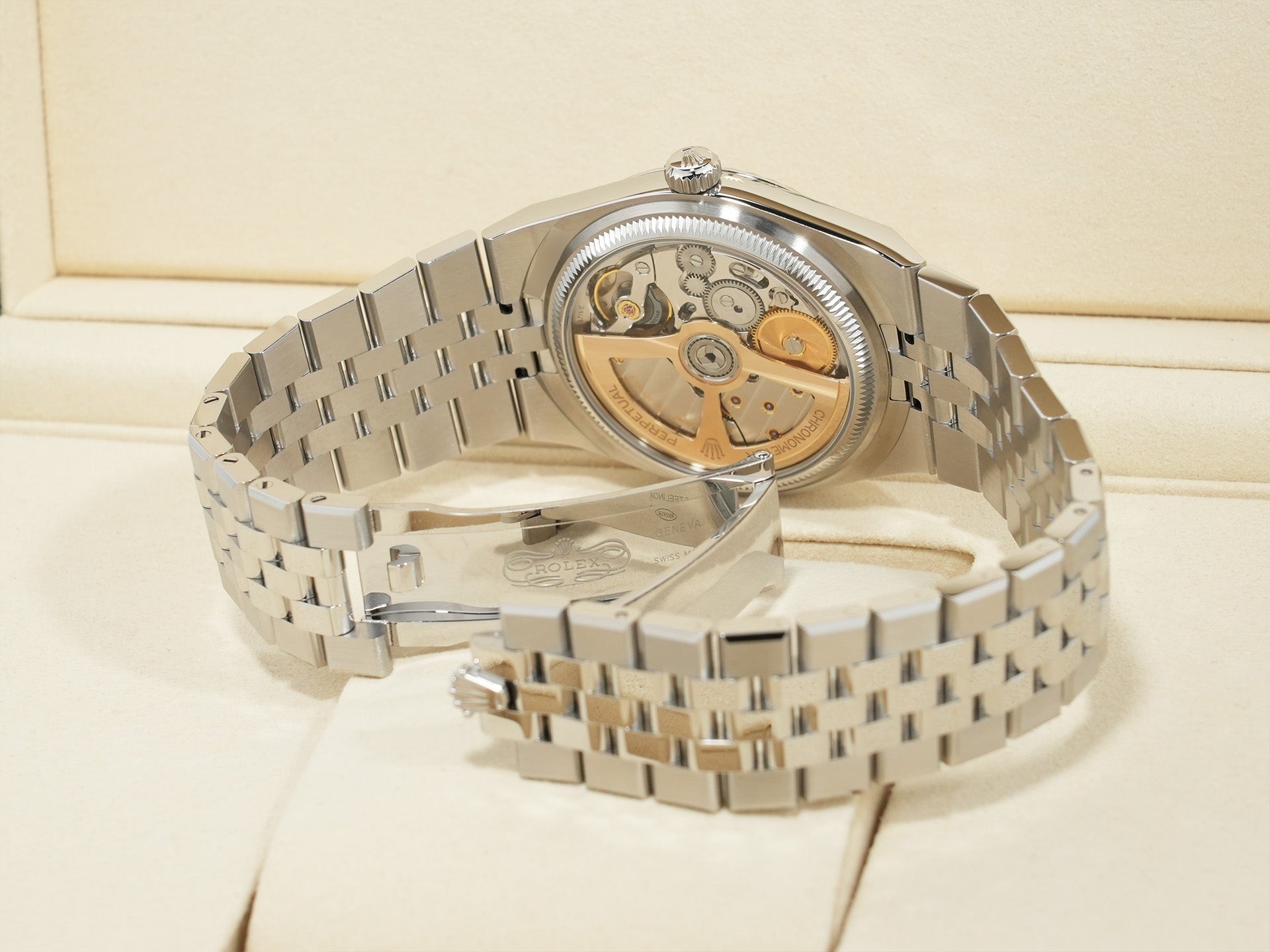 ロレックス ランドドゥエラー Ref.127234 ステンレススチール/ホワイトゴールド ホワイト文字盤 ジュビリーブレスレット 未使用 bbk5ev3r
