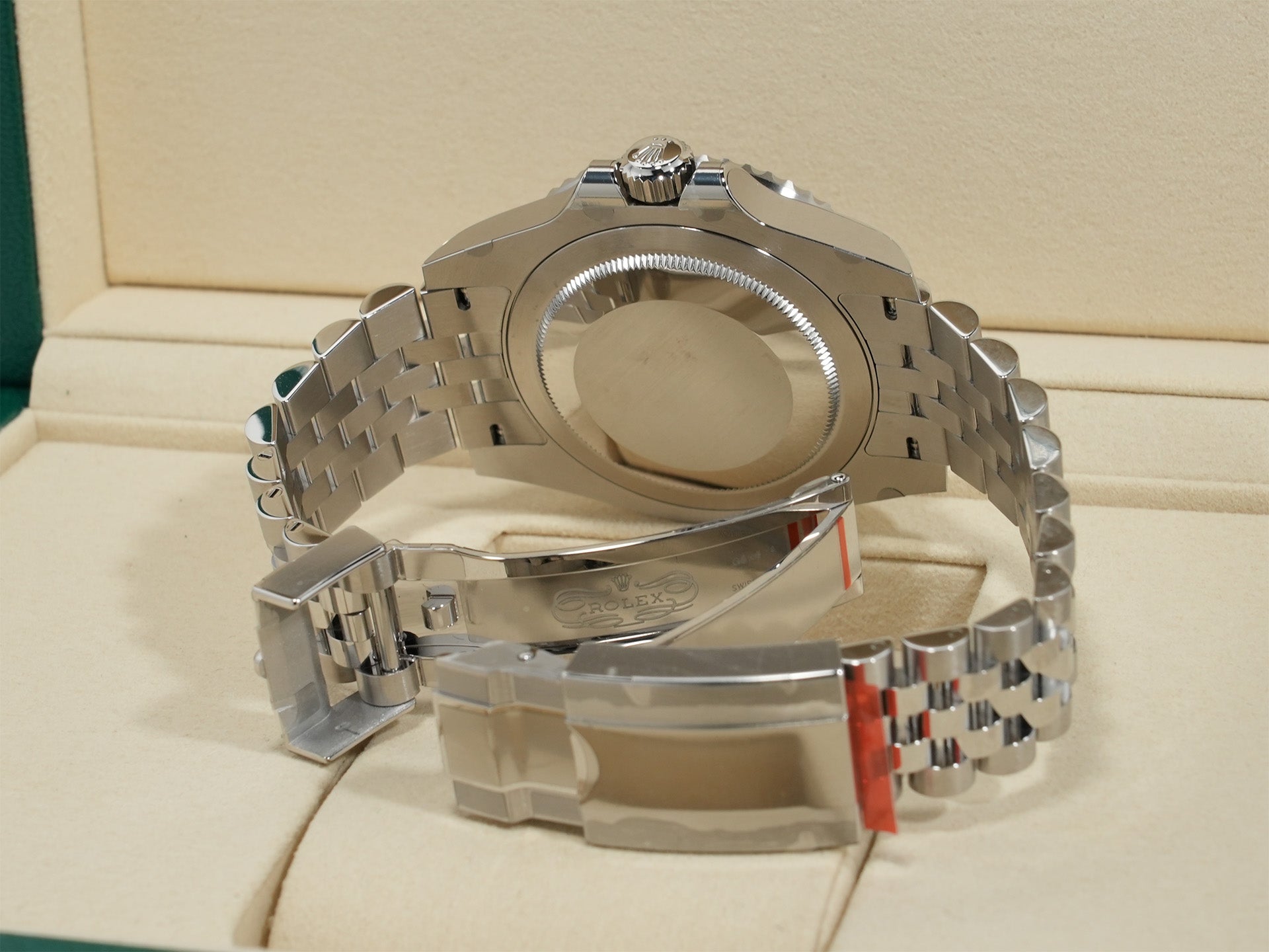 Rolex GMT-Master II Ref. 126710GRNR Stainless Steel Black Dial Jubilee Bracelet Unused sfk9u54v