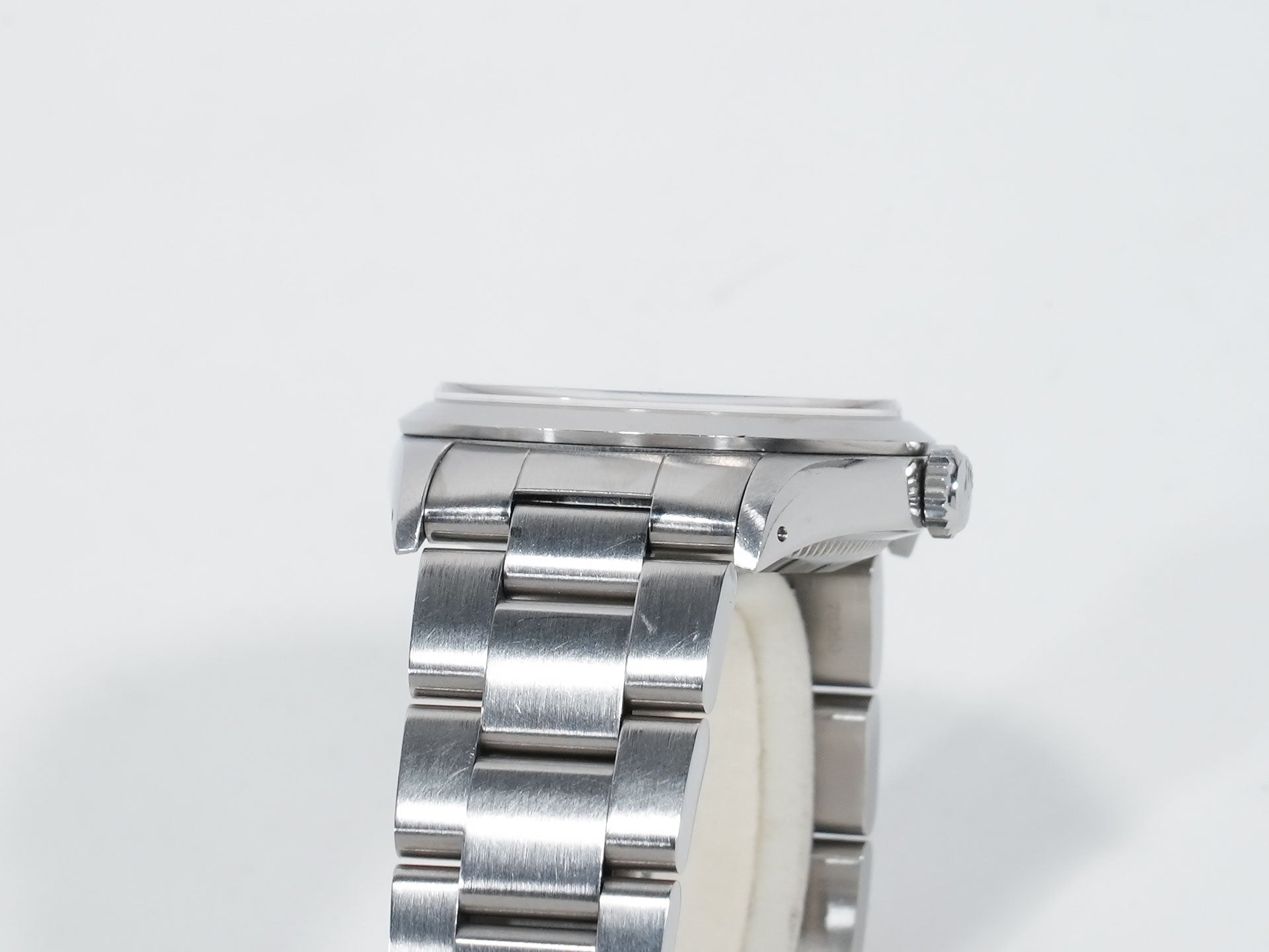 Pre-owned Rolex Explorer I Ref. 14270 Stainless Steel Black Dial Oyster Bracelet jec4qqow