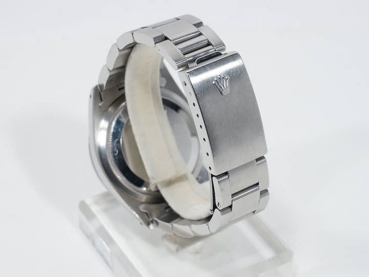 Pre-owned Rolex Explorer I Ref. 14270 Stainless Steel Black Dial Oyster Bracelet jec4qqow