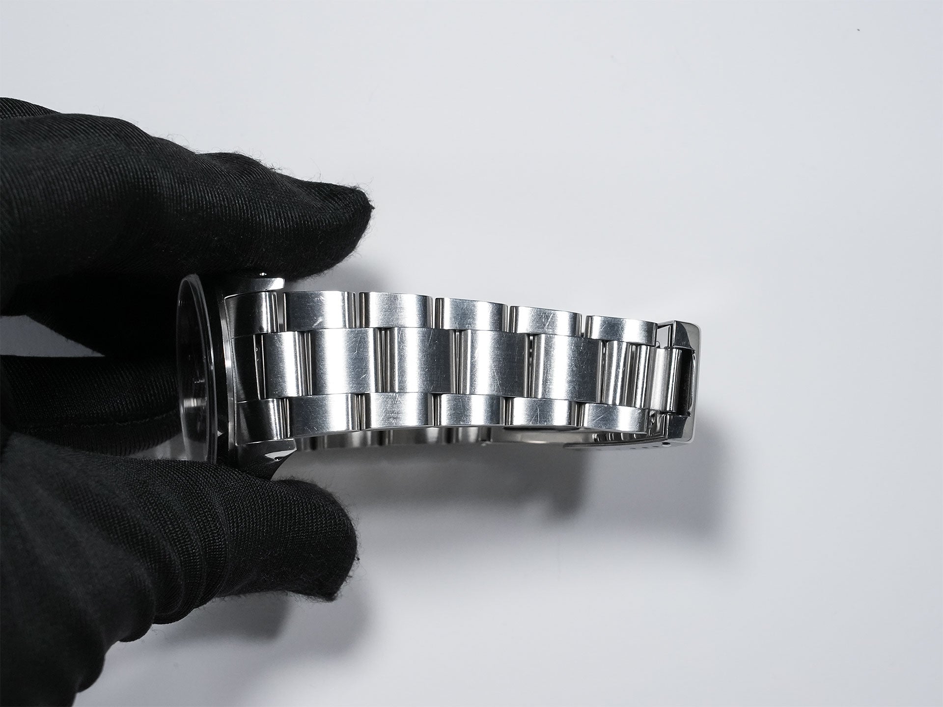 Pre-owned Rolex Explorer I Ref. 14270 Stainless Steel Black Dial Oyster Bracelet jec4qqow