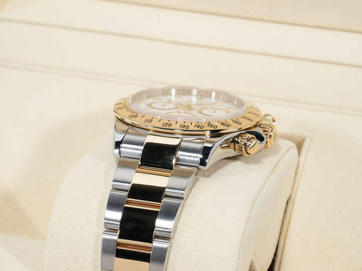 ロレックス デイトナ Ref.116523 ステンレススチール/イエローゴールド ホワイト文字盤 美中古 9futvzqf