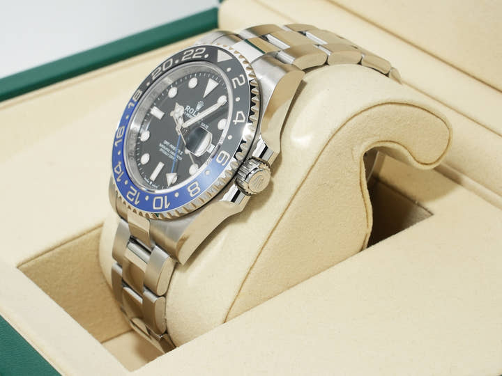 Rolex GMT-Master II Ref. 126710BLNR Stainless Steel Black Dial Oyster Bracelet Unused s86zutii