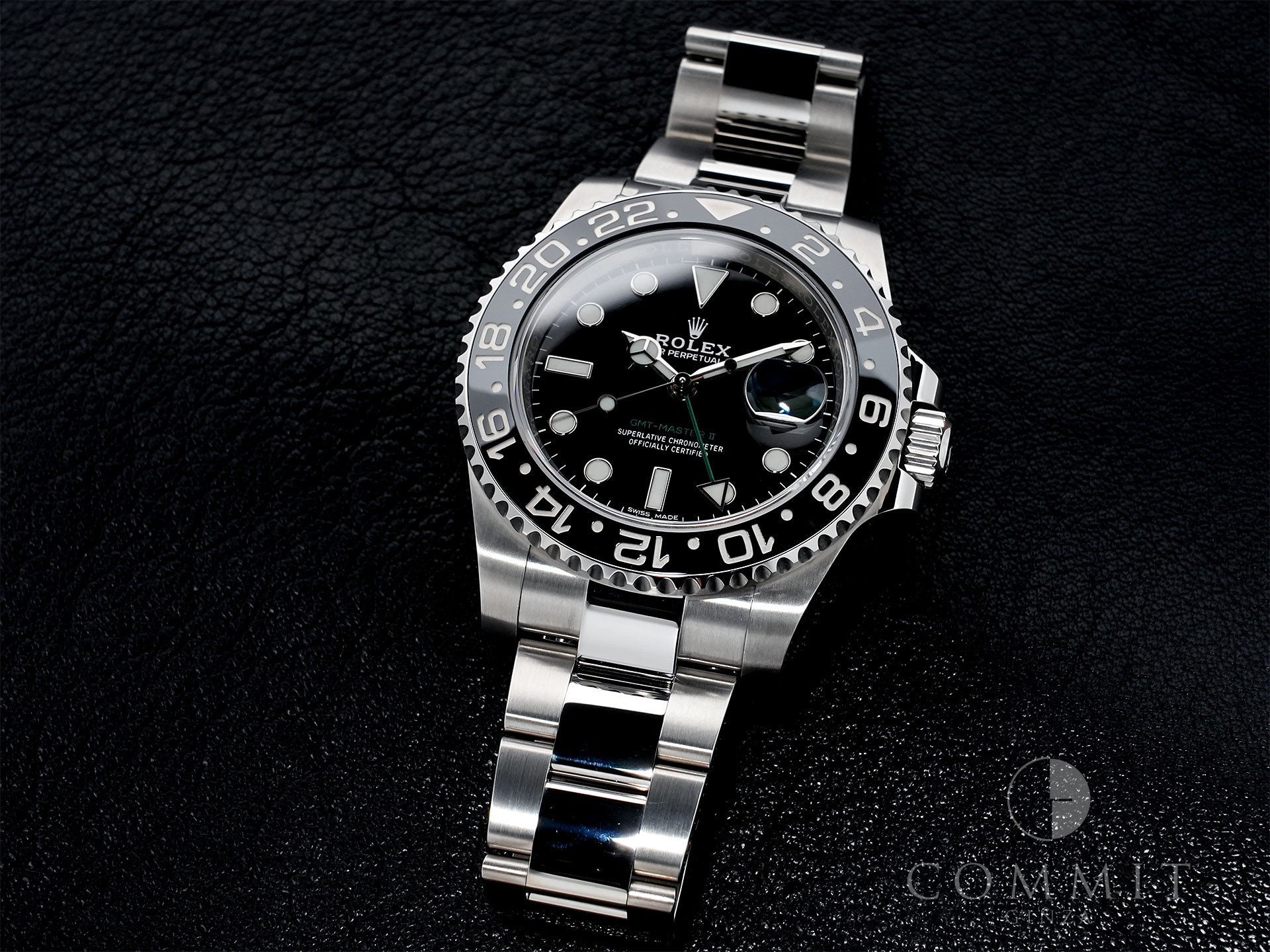 ロレックス GMTマスターII Ref.116710LN ステンレススチール ブラック文字盤 オイスターブレスレット 美品 9dzt7yss