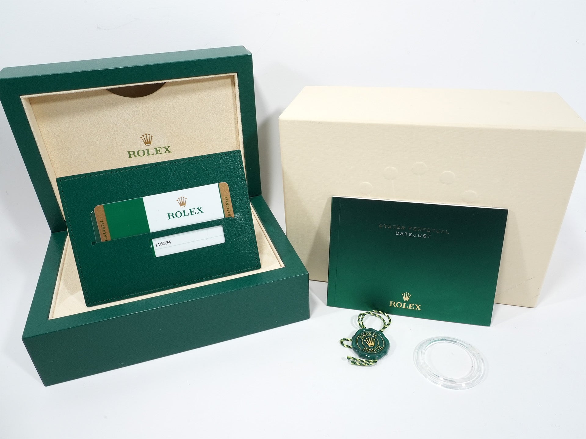 ロレックス デイトジャストII Ref.116334 ステンレススチール/ホワイトゴールド スレートx10Pダイヤ文字盤 オイスターブレスレット 未使用 k326wdqx