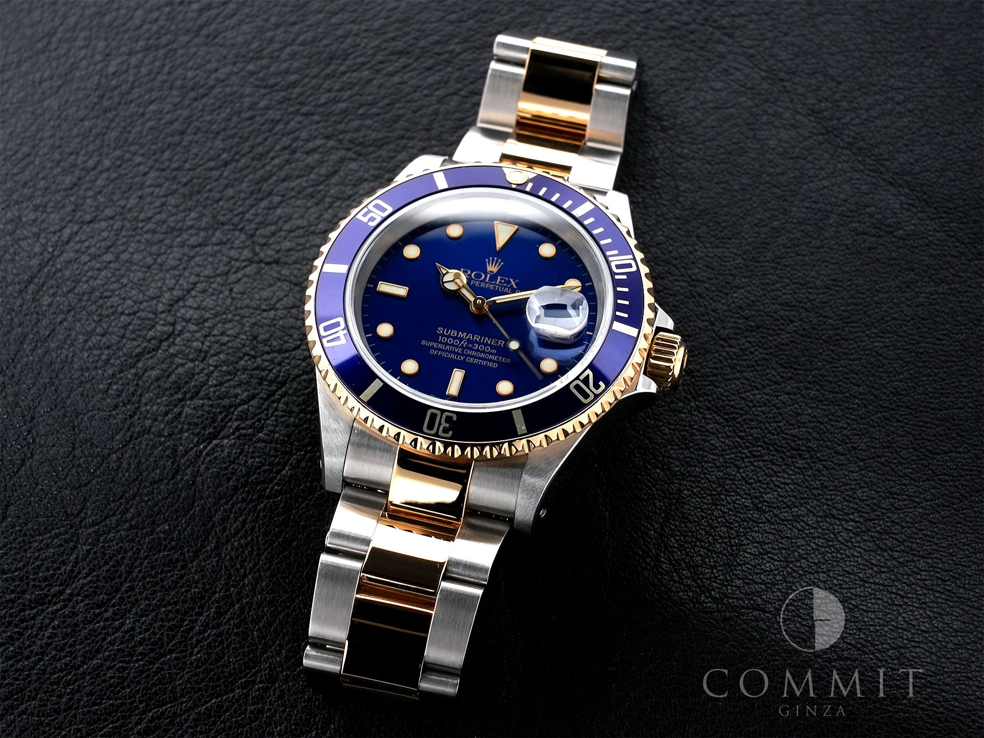 ロレックス サブマリーナー デイト Ref.16613 ステンレススチール/イエローゴールド ブルー文字盤 美中古 k6tguh9v