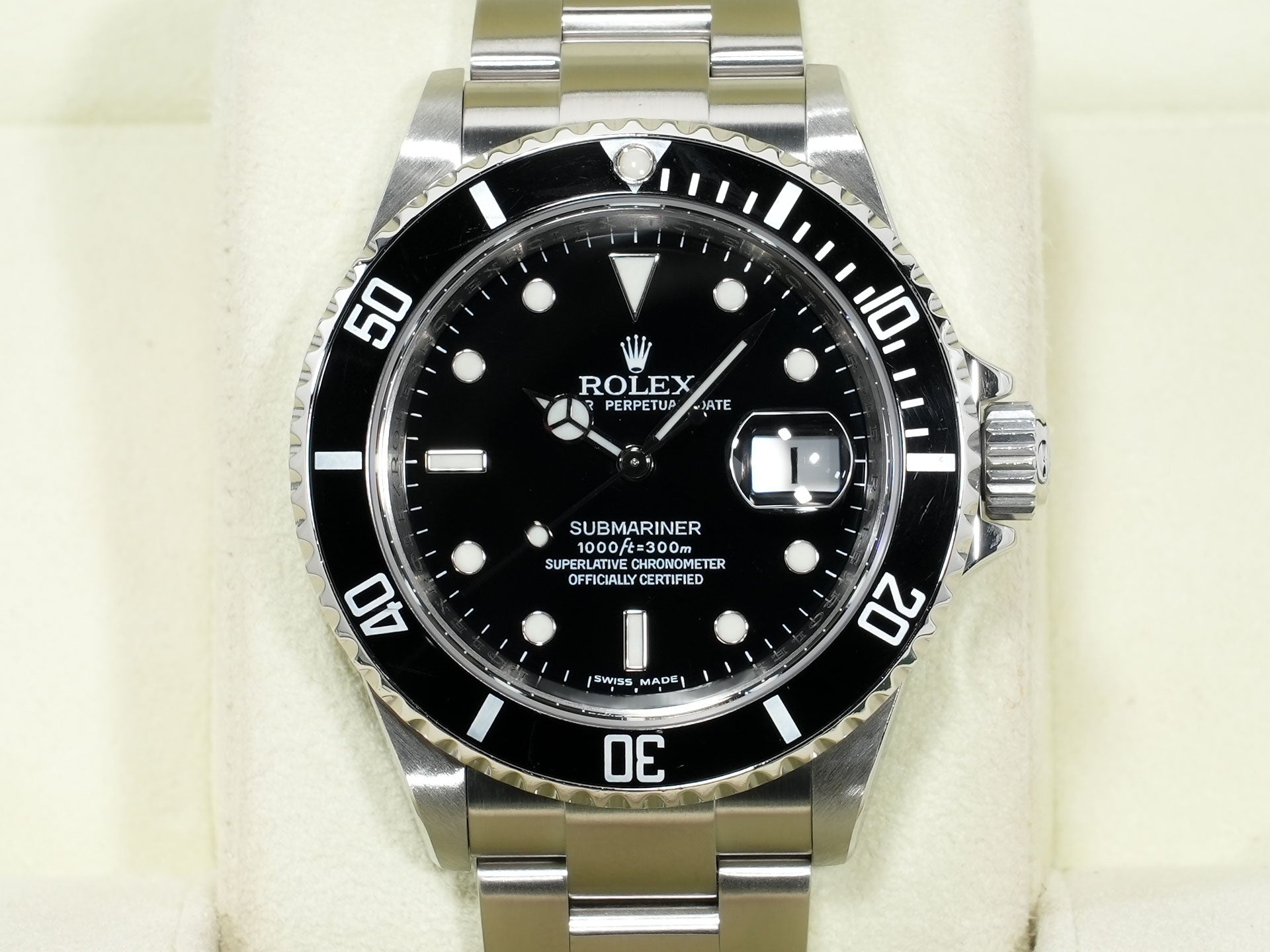ロレックス サブマリーナー デイト Ref.16610 ステンレススチール ブラック文字盤 美中古 w9wq9mx9