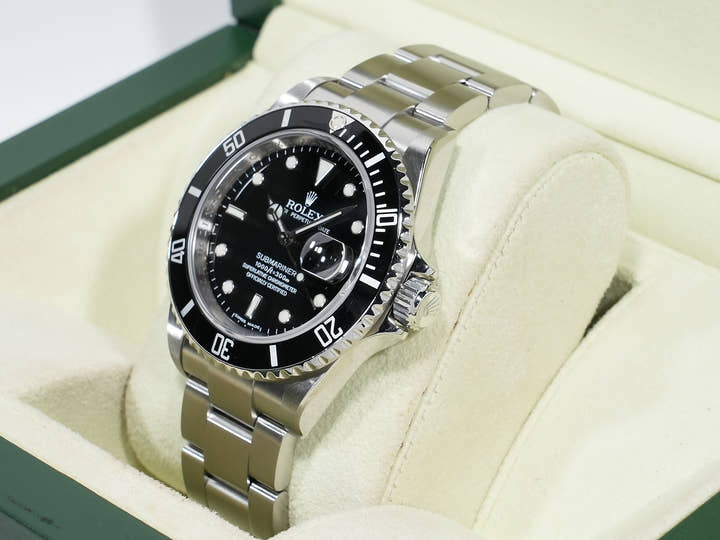 ロレックス サブマリーナー デイト Ref.16610 ステンレススチール ブラック文字盤 美中古 w9wq9mx9