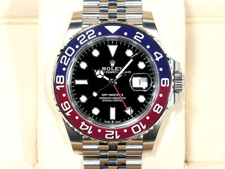 Rolex GMT-Master II Ref. 126710BLRO Stainless Steel with Black Dial and Jubilee Bracelet, Excellent Condition (9u67jche)