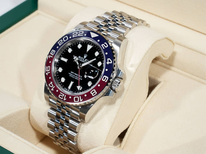 Rolex GMT-Master II Ref. 126710BLRO Stainless Steel with Black Dial and Jubilee Bracelet, Excellent Condition (9u67jche)