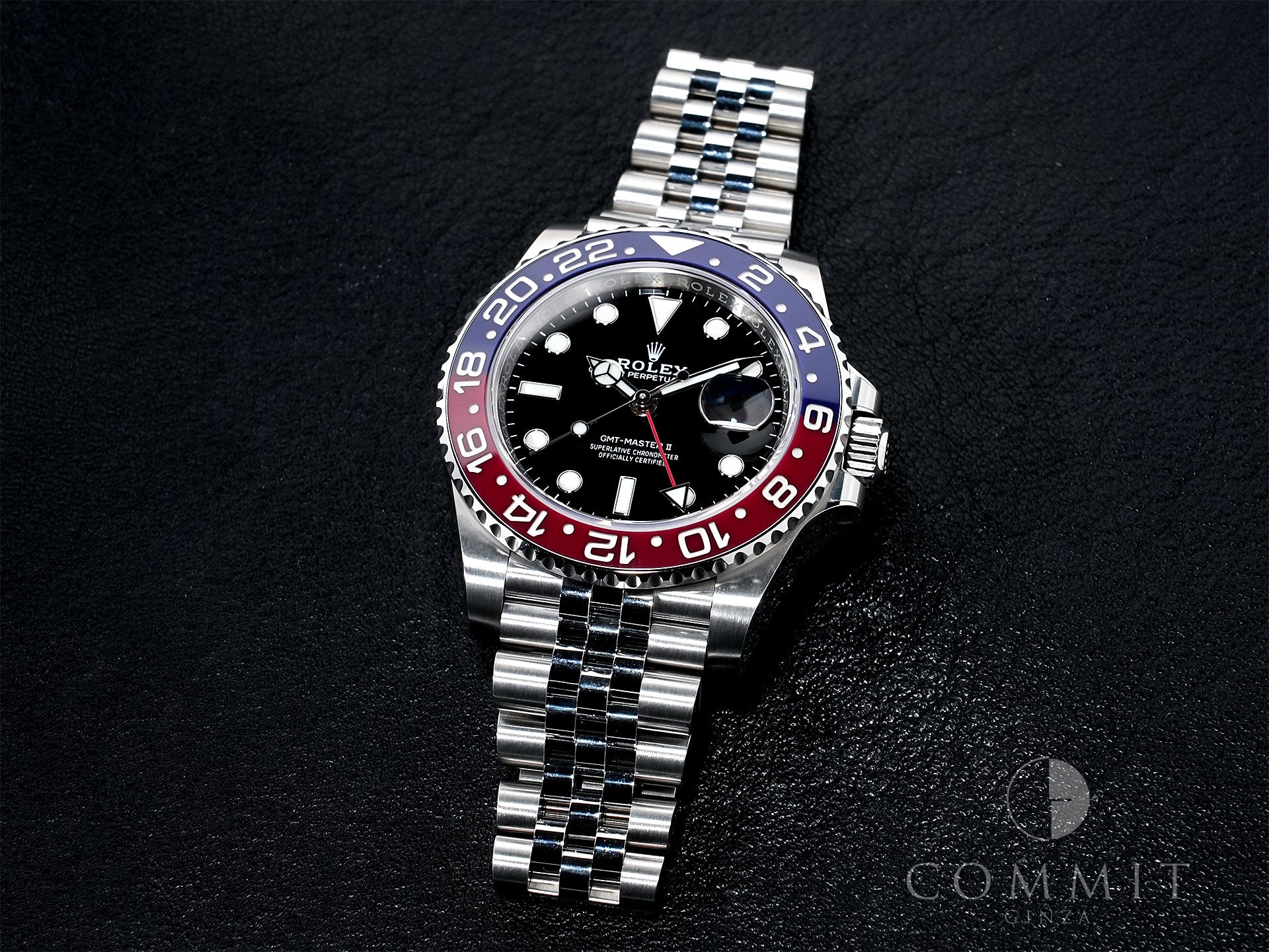 Rolex GMT-Master II Ref. 126710BLRO Stainless Steel with Black Dial and Jubilee Bracelet, Excellent Condition (9u67jche)