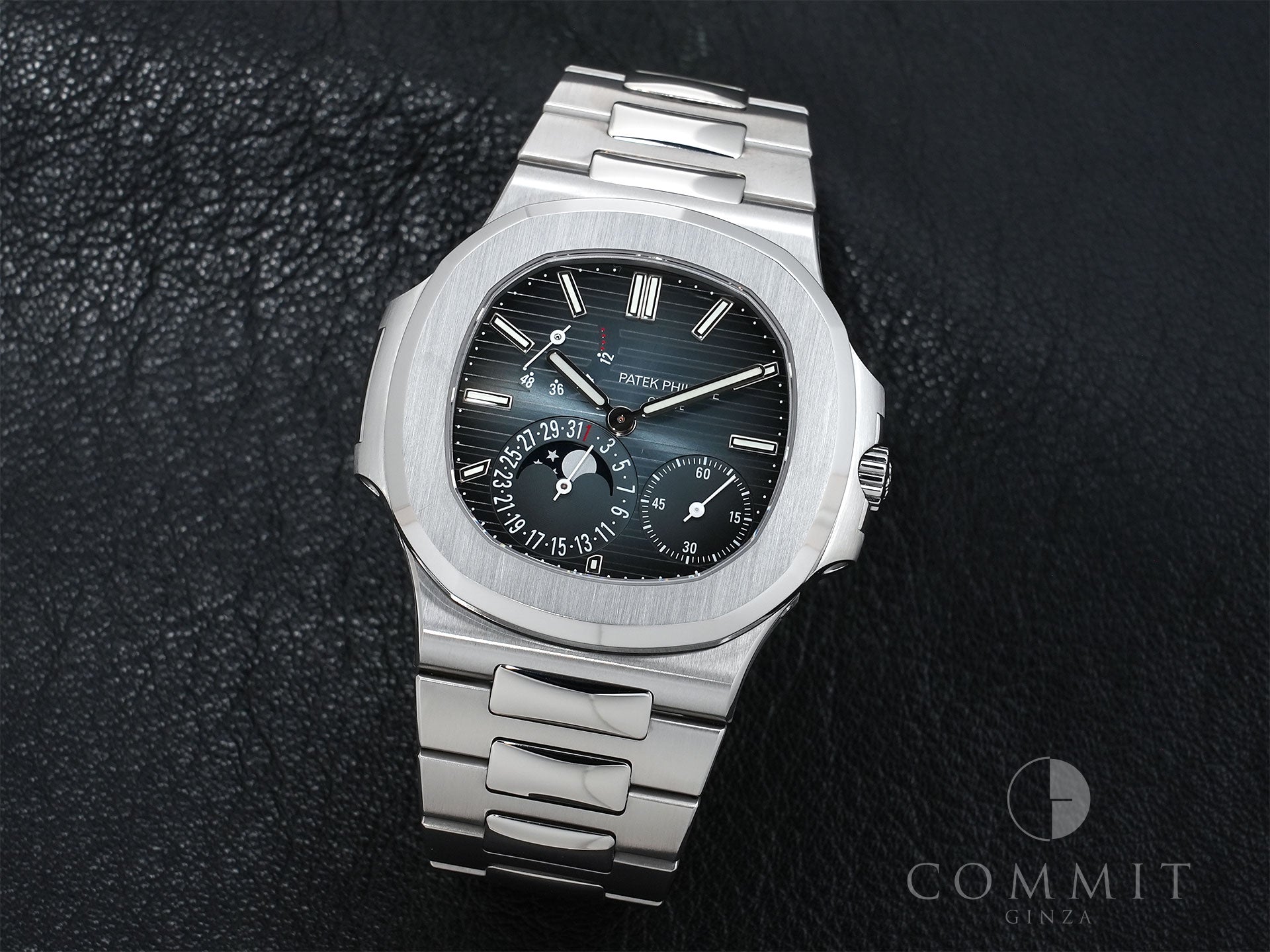 パテックフィリップ ノーチラス プチコンプリケーション Ref.5712/1A-001 ステンレススチール ブルー文字盤 美品 8bex5ua2