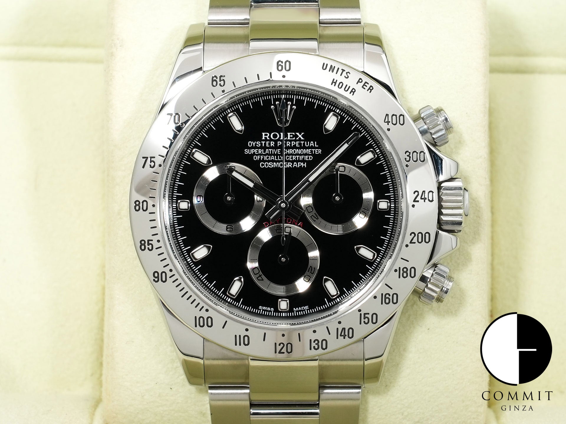 ロレックス デイトナ Ref.116520 ステンレススチール ブラック文字盤 中古 ed5k9ovq