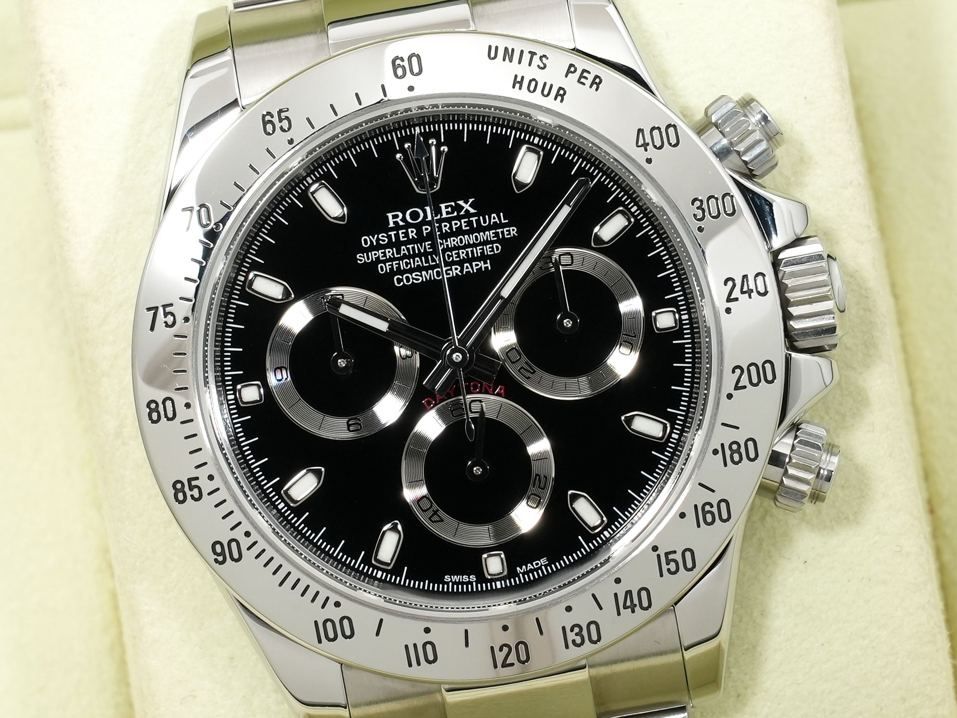 ロレックス デイトナ Ref.116520 ステンレススチール ブラック文字盤 中古 ed5k9ovq