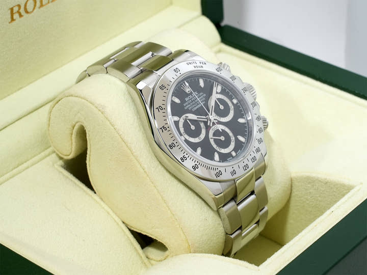 ロレックス デイトナ Ref.116520 ステンレススチール ブラック文字盤 中古 ed5k9ovq