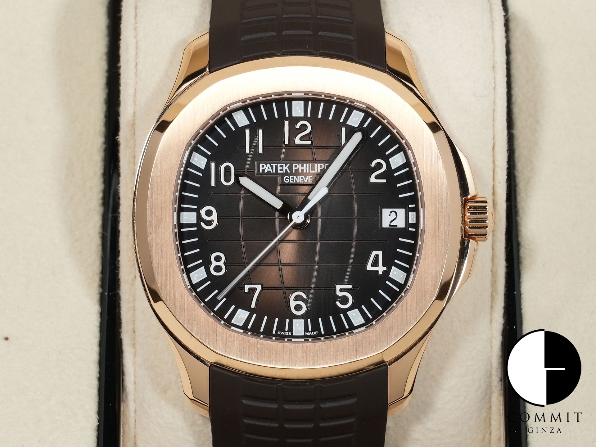 Patek Philippe Aquanaut Ref. 5167R-001 Rose Gold Brown Dial Excellent Condition 2t47qdym
