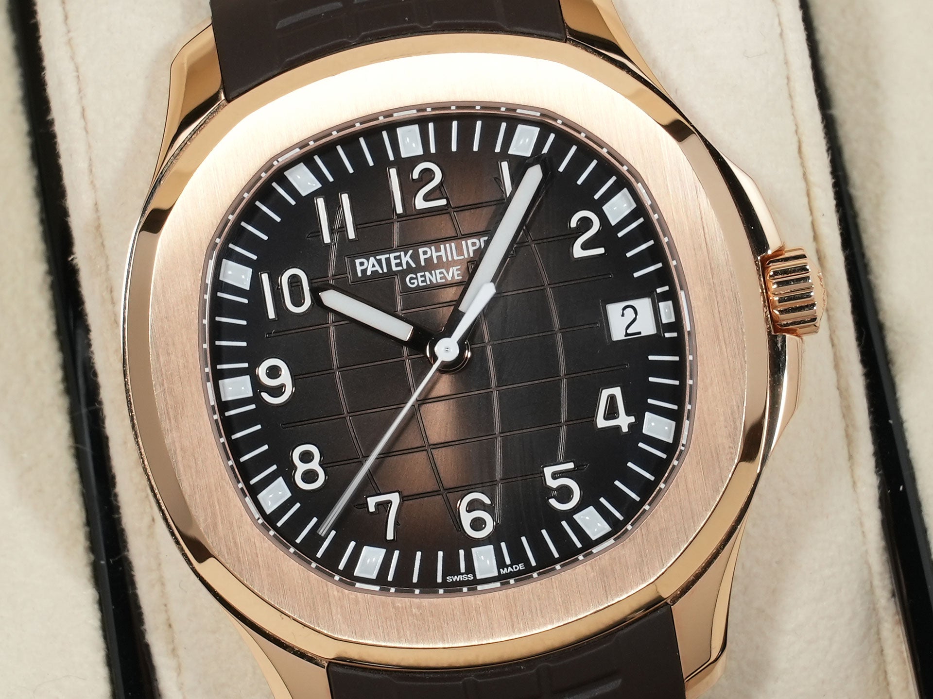 Patek Philippe Aquanaut Ref. 5167R-001 Rose Gold Brown Dial Excellent Condition 2t47qdym