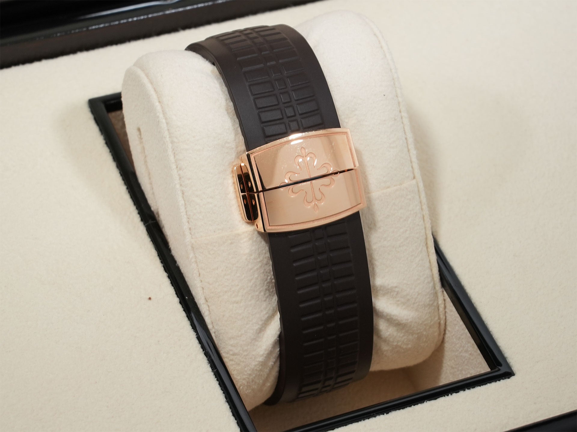 パテックフィリップ アクアノート Ref.5167R-001 ローズゴールド ブラウン文字盤 美中古 2t47qdym