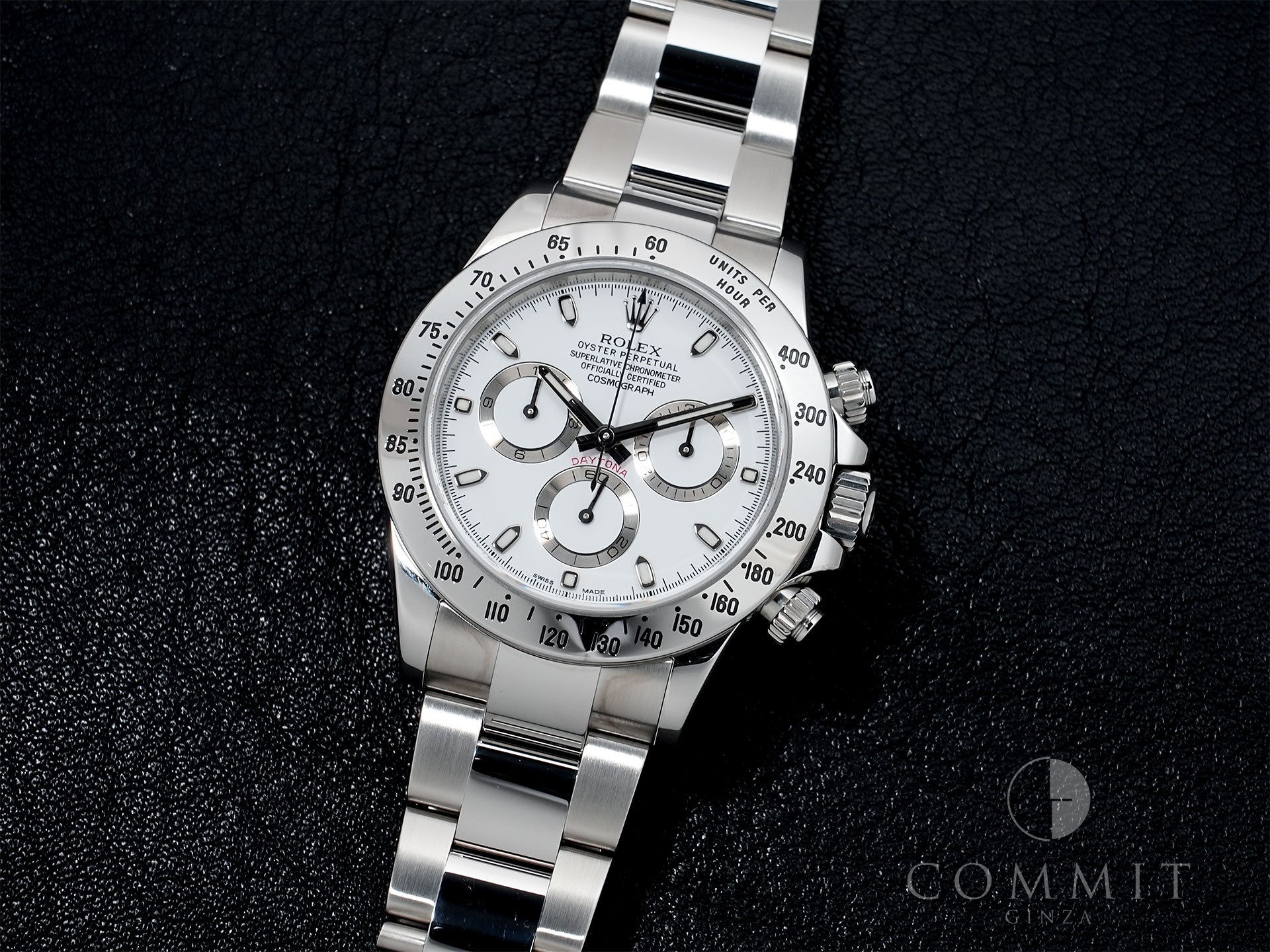 Rolex Daytona Ref. 116520 Stainless Steel White Dial Excellent Condition sczgmjnw