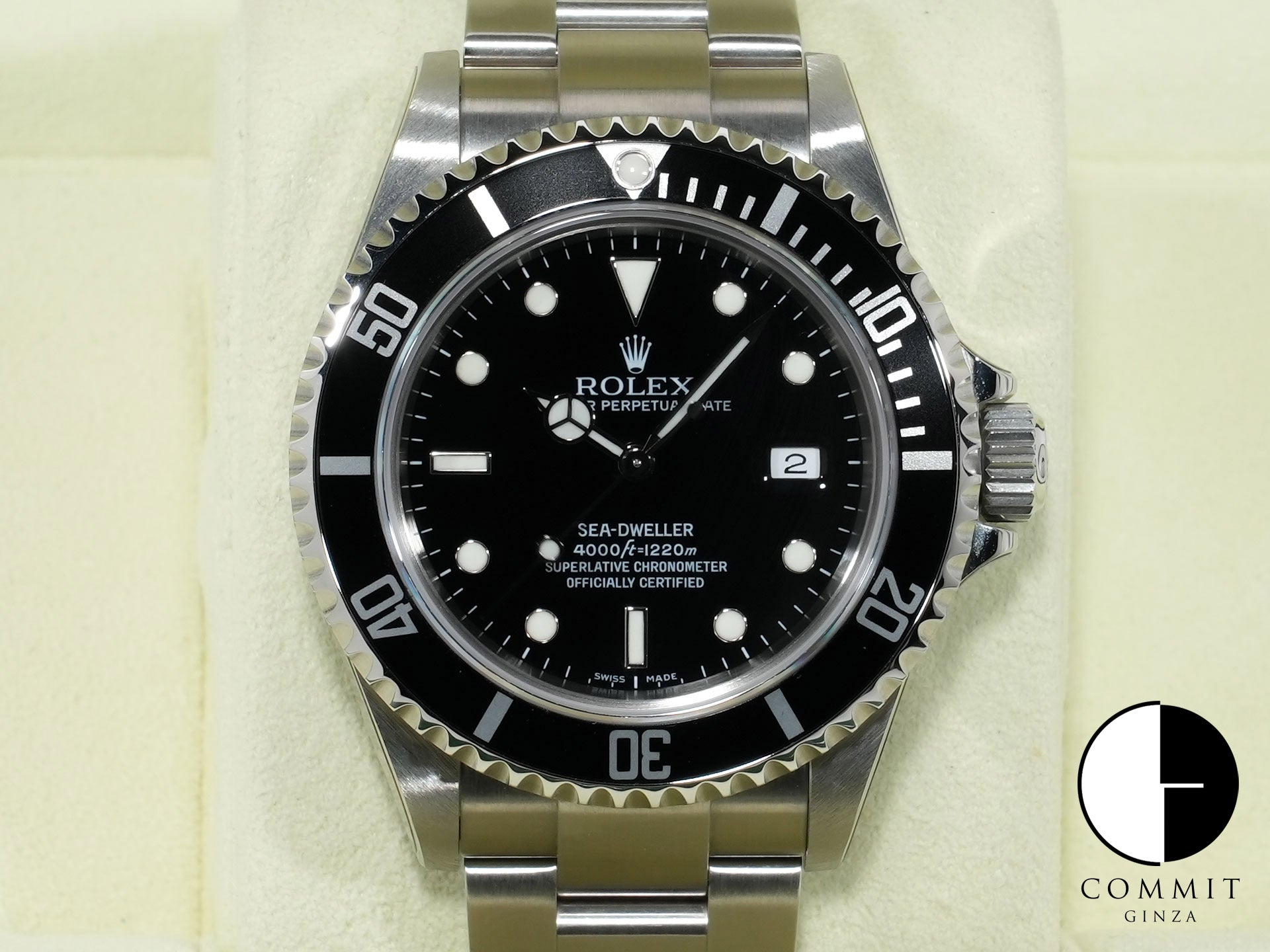 ロレックス シードゥエラー Ref.16600 ステンレススチール ブラック文字盤 極美品 afrsbym5