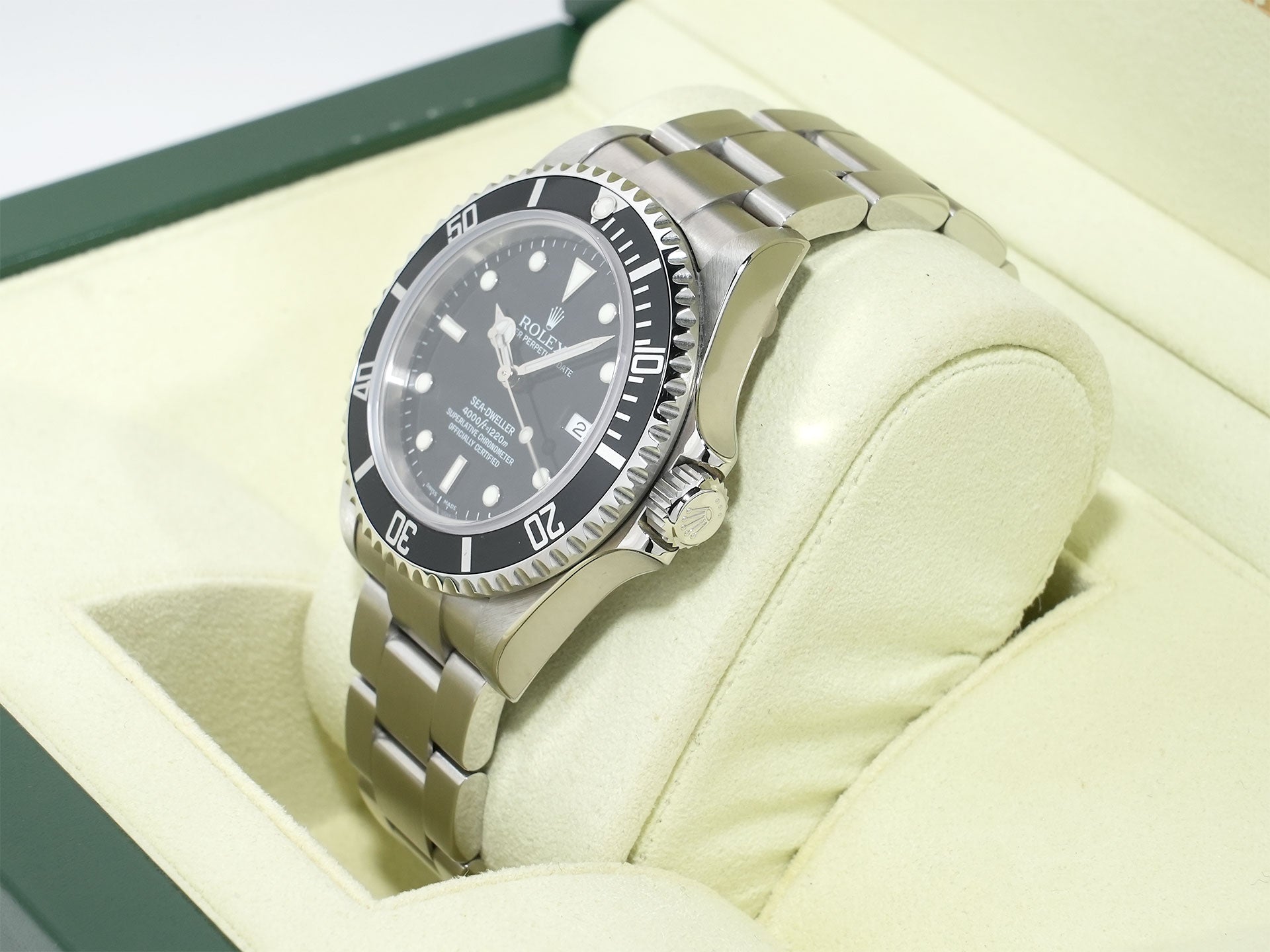 ロレックス シードゥエラー Ref.16600 ステンレススチール ブラック文字盤 極美品 afrsbym5