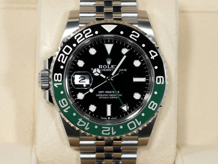 ロレックス GMTマスターII Ref.126720VTNR ステンレススチール ブラック文字盤 ジュビリーブレスレット 美中古 xd4h842s