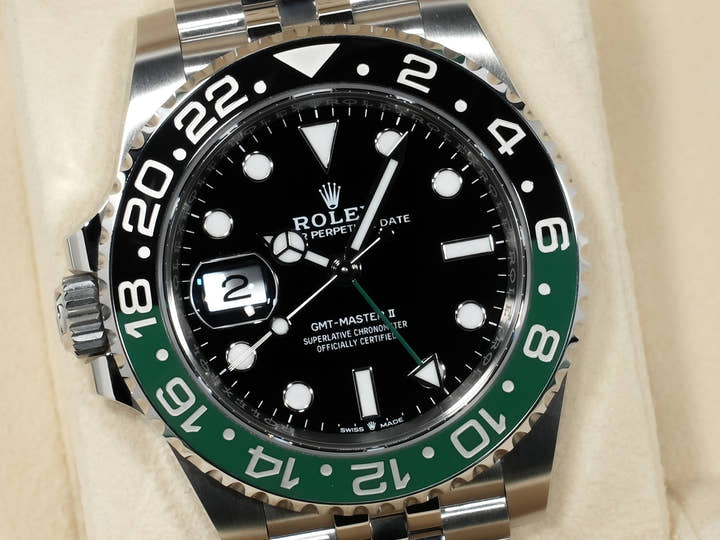 ロレックス GMTマスターII Ref.126720VTNR ステンレススチール ブラック文字盤 ジュビリーブレスレット 美中古 xd4h842s