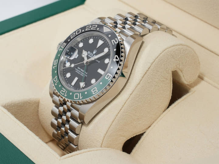 ロレックス GMTマスターII Ref.126720VTNR ステンレススチール ブラック文字盤 ジュビリーブレスレット 美中古 xd4h842s