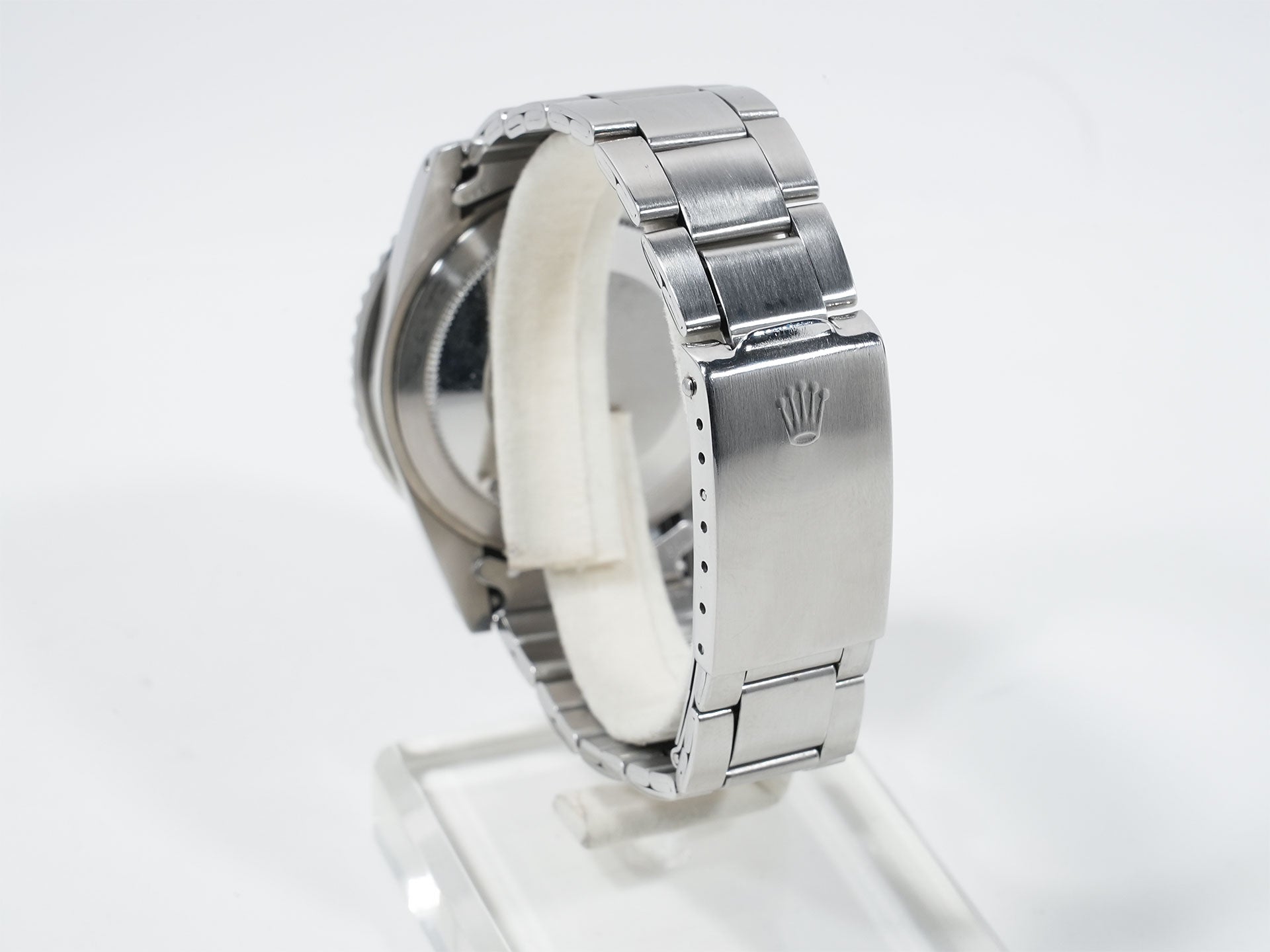 Pre-owned Rolex GMT-Master Ref. 1675 Stainless Steel Black Dial Oyster Bracelet q59taxh3