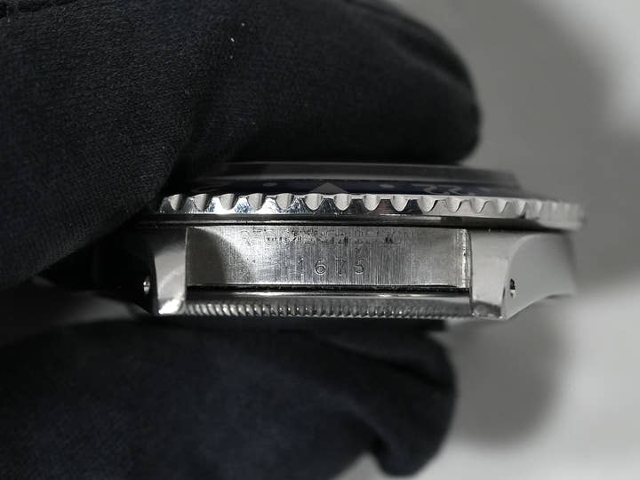 ロレックス GMTマスター Ref.1675 ステンレススチール ブラック文字盤 オイスターブレスレット 中古 q59taxh3