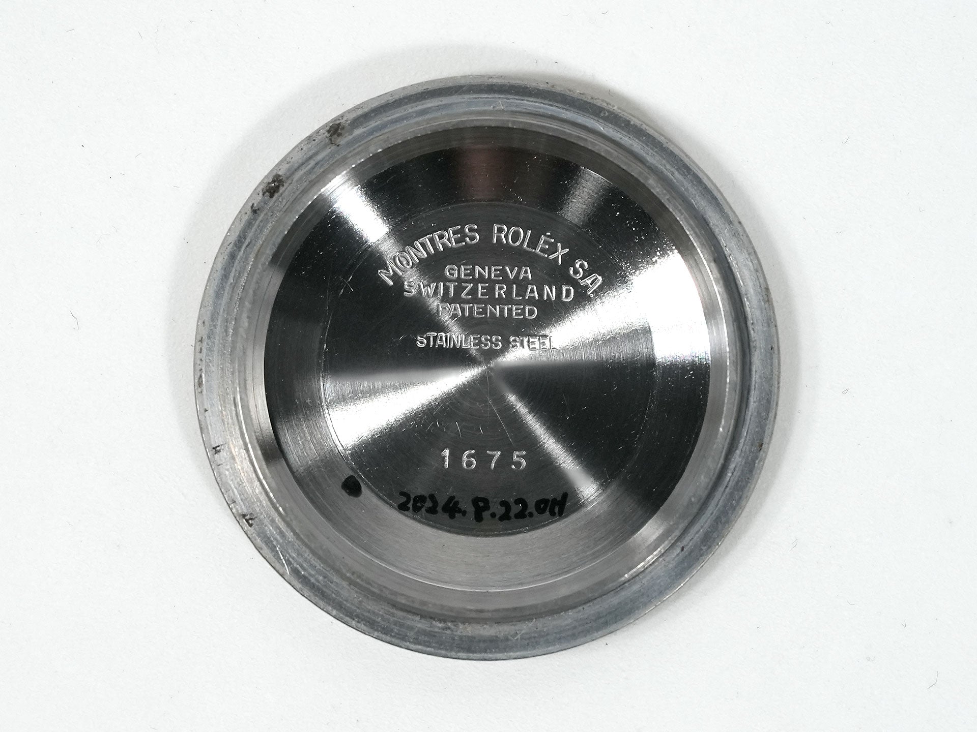 ロレックス GMTマスター Ref.1675 ステンレススチール ブラック文字盤 オイスターブレスレット 中古 q59taxh3