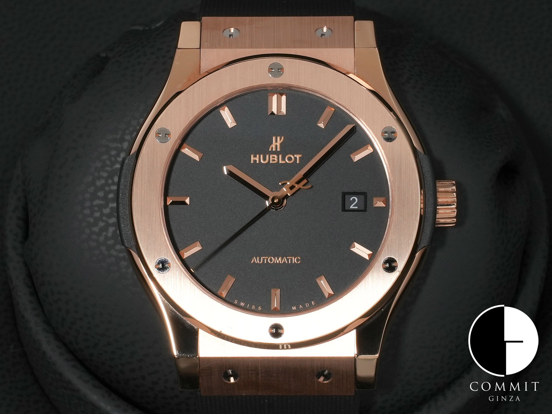 ウブロ クラシック・フュージョン キングゴールド Ref.542.OX.1181.RX キングゴールド ブラック文字盤 中古 s476o7mi