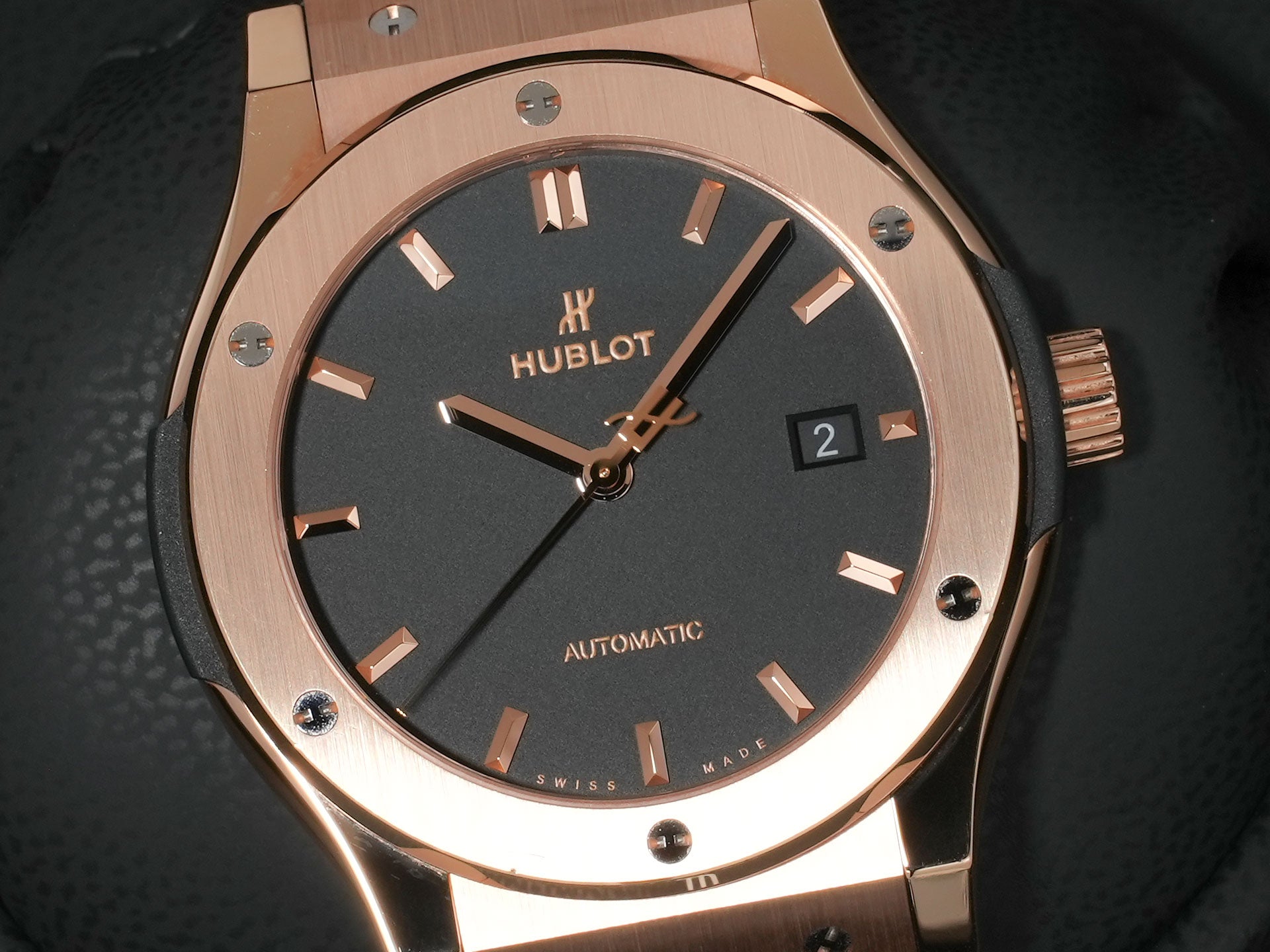 ウブロ クラシック・フュージョン キングゴールド Ref.542.OX.1181.RX キングゴールド ブラック文字盤 中古 s476o7mi