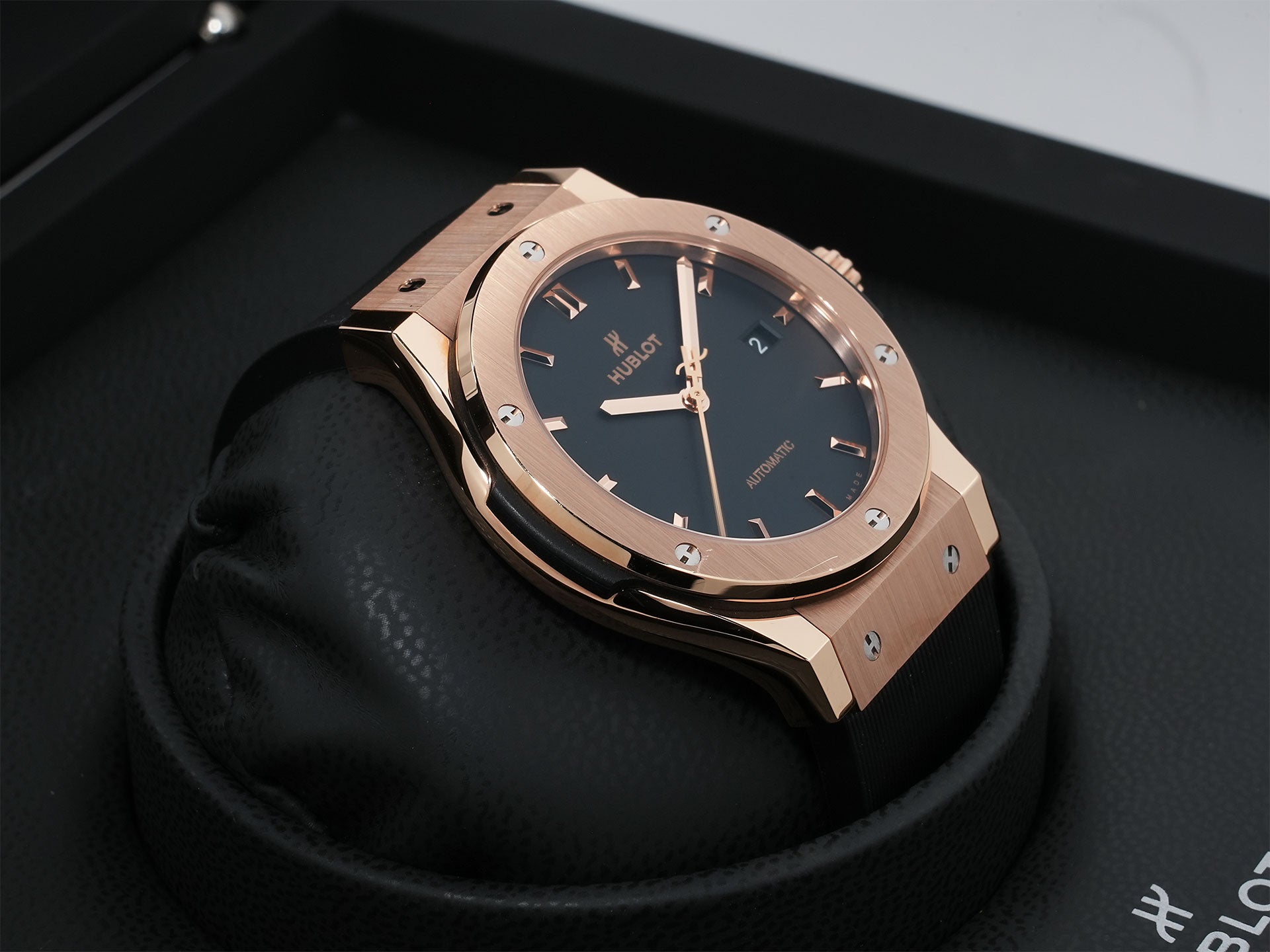 ウブロ クラシック・フュージョン キングゴールド Ref.542.OX.1181.RX キングゴールド ブラック文字盤 中古 s476o7mi