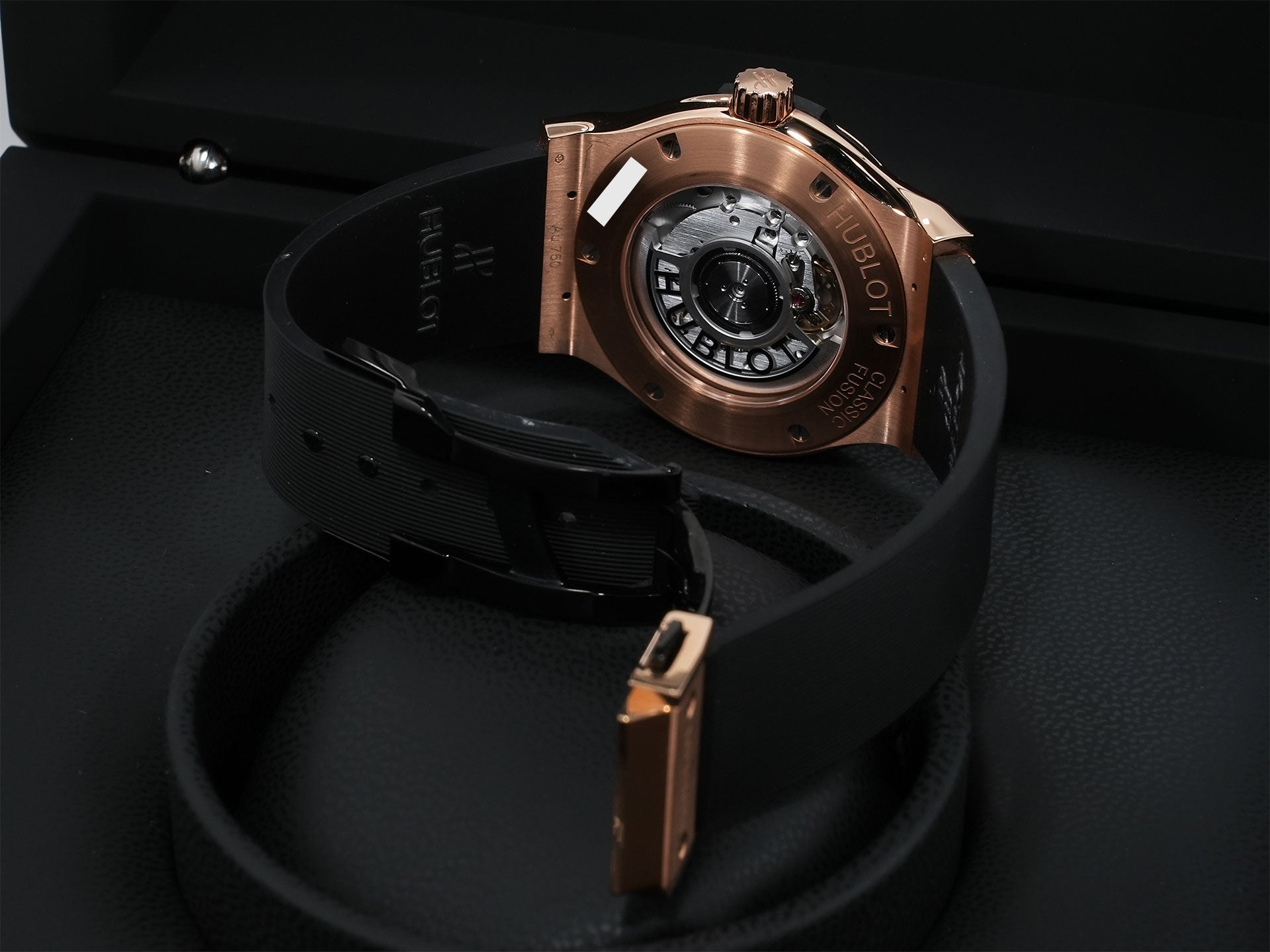 ウブロ クラシック・フュージョン キングゴールド Ref.542.OX.1181.RX キングゴールド ブラック文字盤 中古 s476o7mi