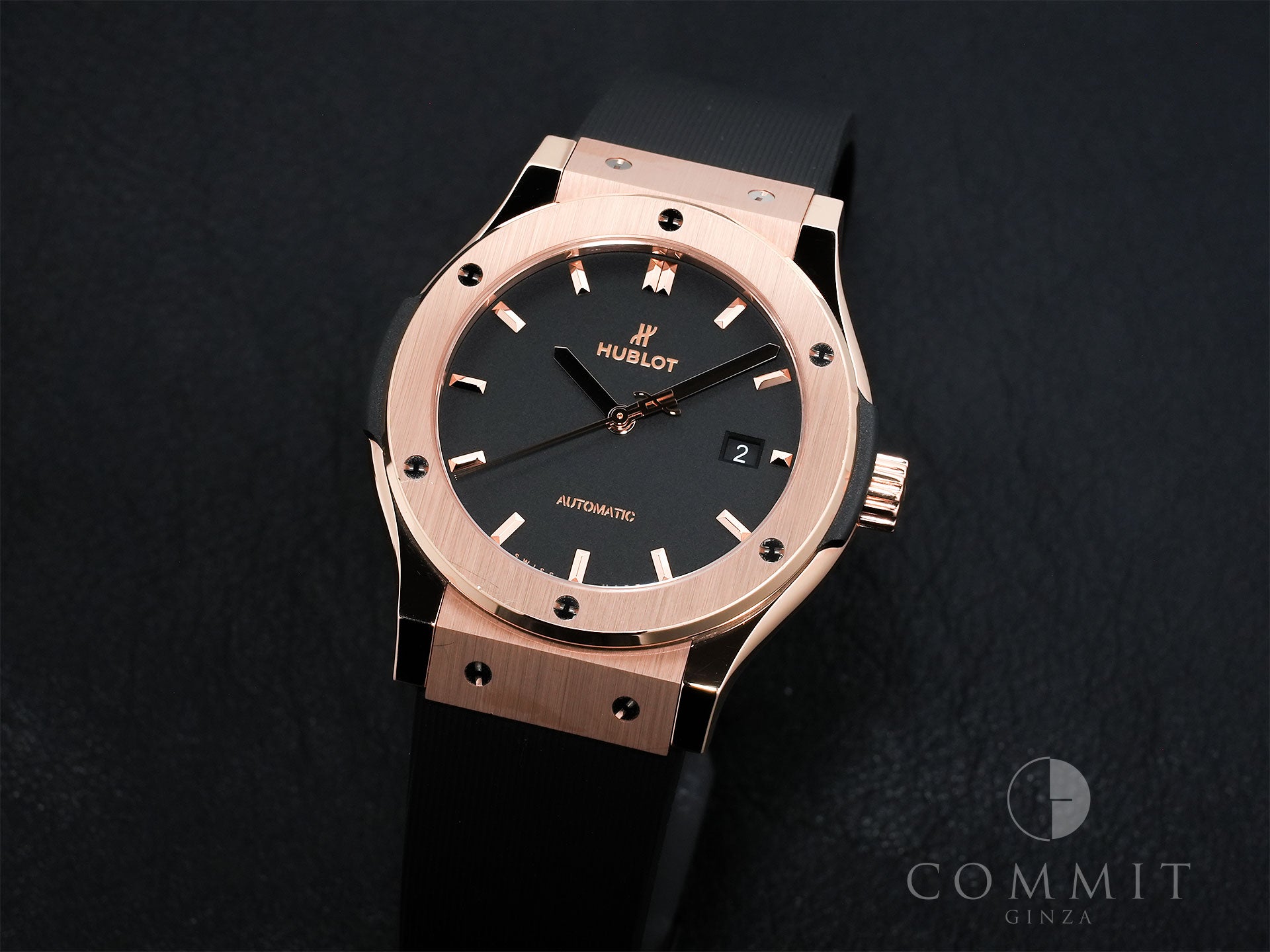 ウブロ クラシック・フュージョン キングゴールド Ref.542.OX.1181.RX キングゴールド ブラック文字盤 中古 s476o7mi