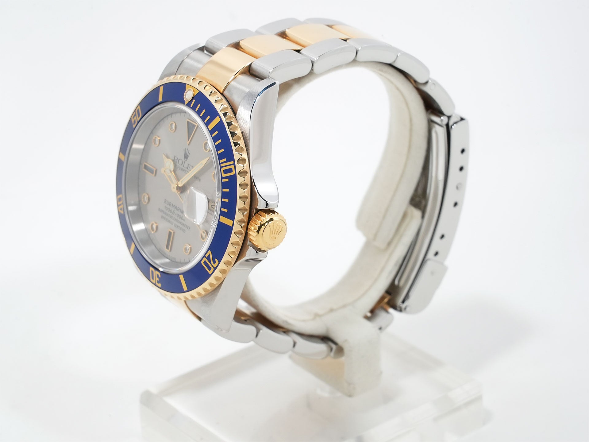 ロレックス サブマリーナー デイト Ref.16613SG ステンレススチール/イエローゴールド グレー文字盤 中古 iokz8rr4