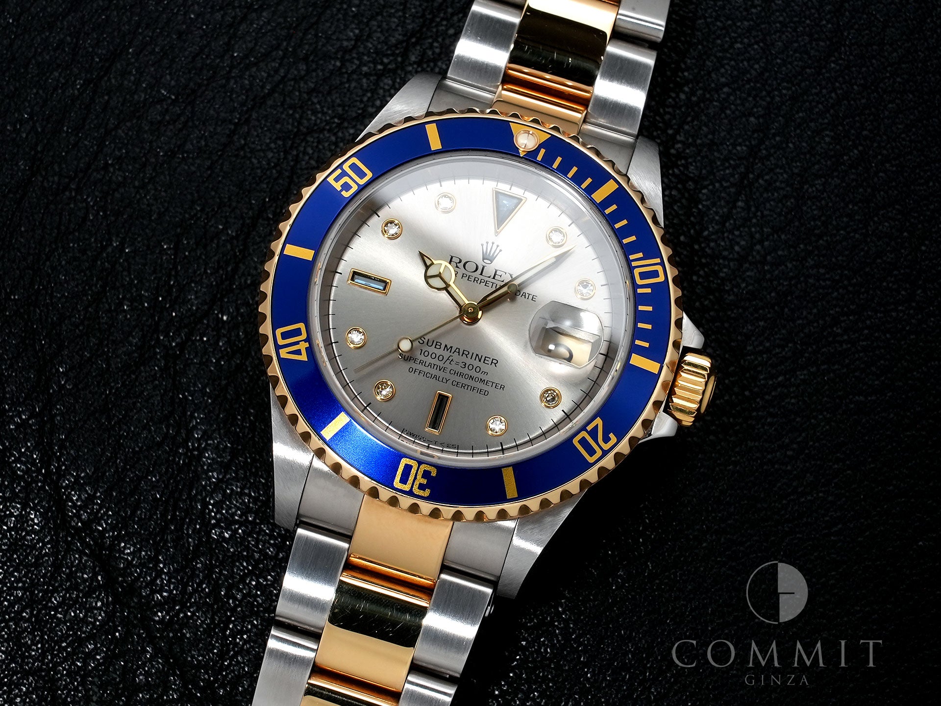 ロレックス サブマリーナー デイト Ref.16613SG ステンレススチール/イエローゴールド グレー文字盤 中古 iokz8rr4