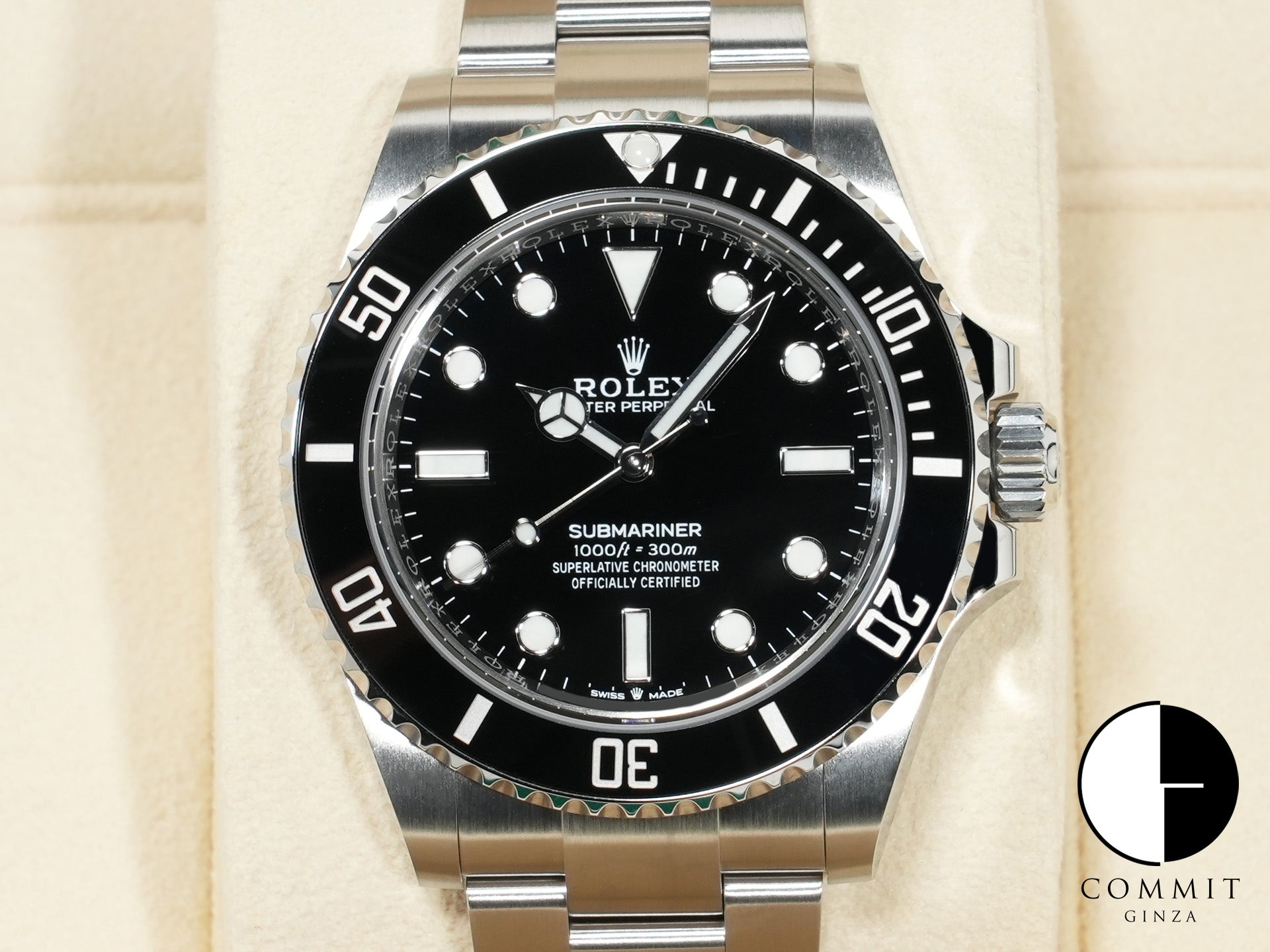 ロレックス サブマリーナー ノンデイト Ref.124060 ステンレススチール ブラック文字盤 未使用 x6vbnx5r