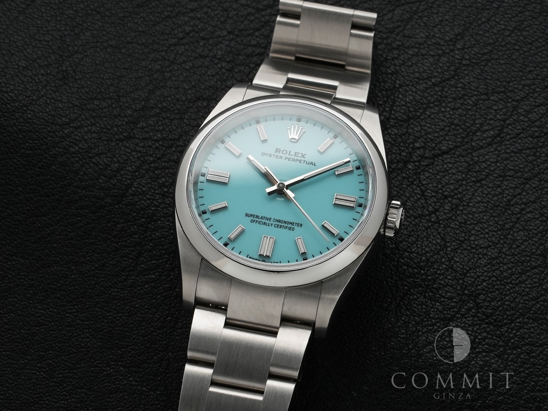 ロレックス オイスターパーペチュアル36 Ref.126000 ステンレススチール ターコイズ文字盤 中古 5wm3ws3y