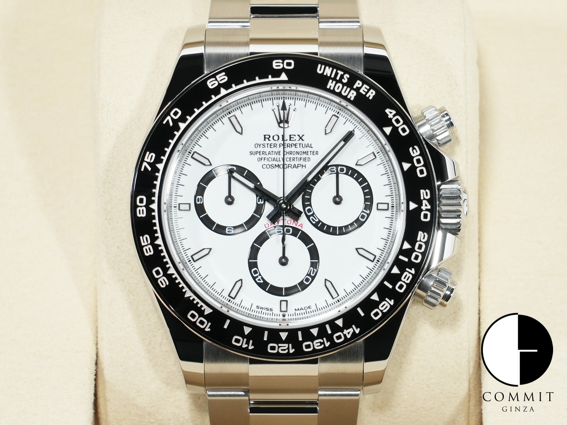 ロレックス デイトナ Ref.126500LN ステンレススチール ホワイト文字盤 未使用 6ngdqesc