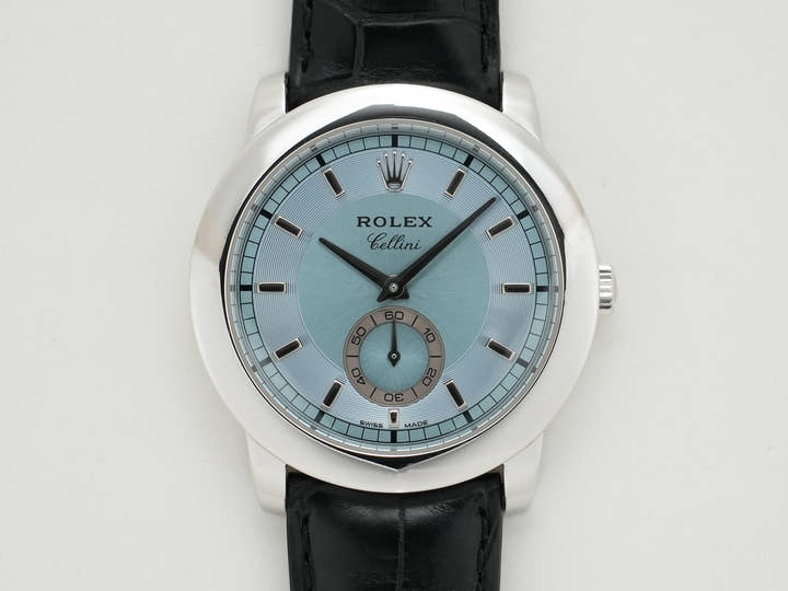 ロレックス チェリーニ チェリニウム Ref.5241/6 プラチナ アイスブルー文字盤 美中古 cvqgw2nv