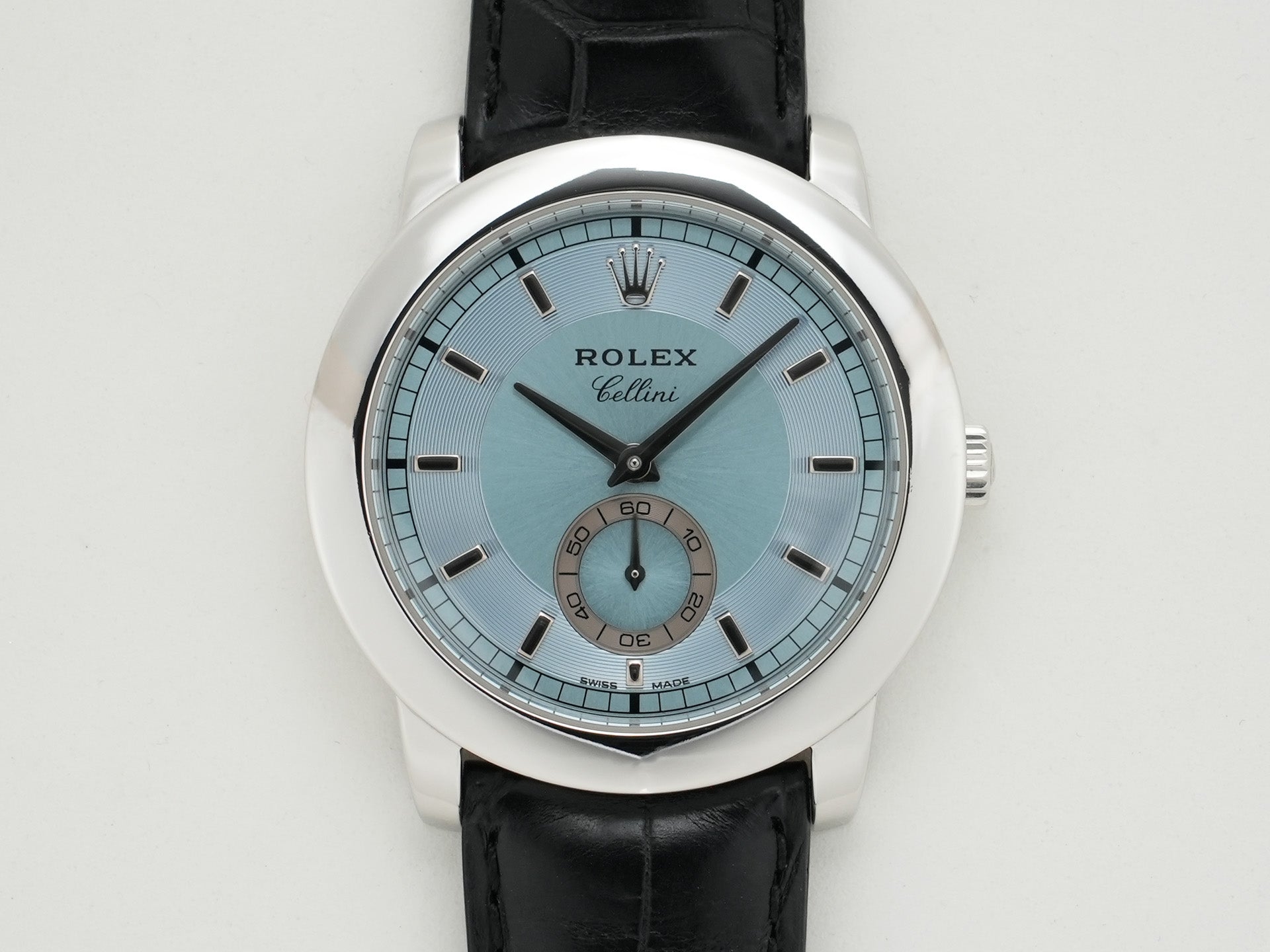 ロレックス チェリーニ チェリニウム Ref.5241/6 プラチナ アイスブルー文字盤 美中古 cvqgw2nv