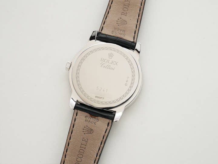 ロレックス チェリーニ チェリニウム Ref.5241/6 プラチナ アイスブルー文字盤 美中古 cvqgw2nv