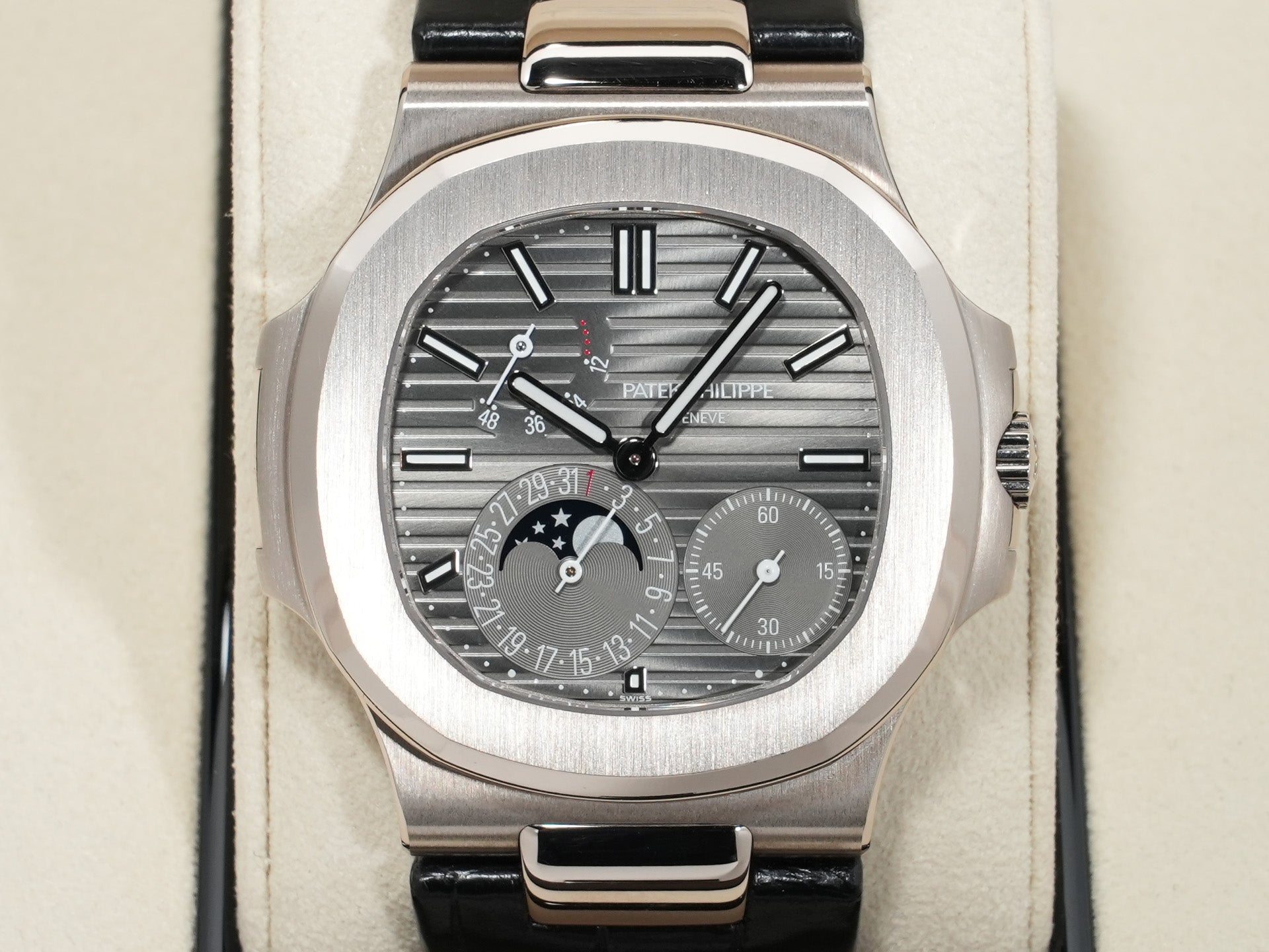 パテックフィリップ ノーチラス プチコンプリケーション Ref.5712G-001 ホワイトゴールド スレート文字盤 中古 5kn2vgsd