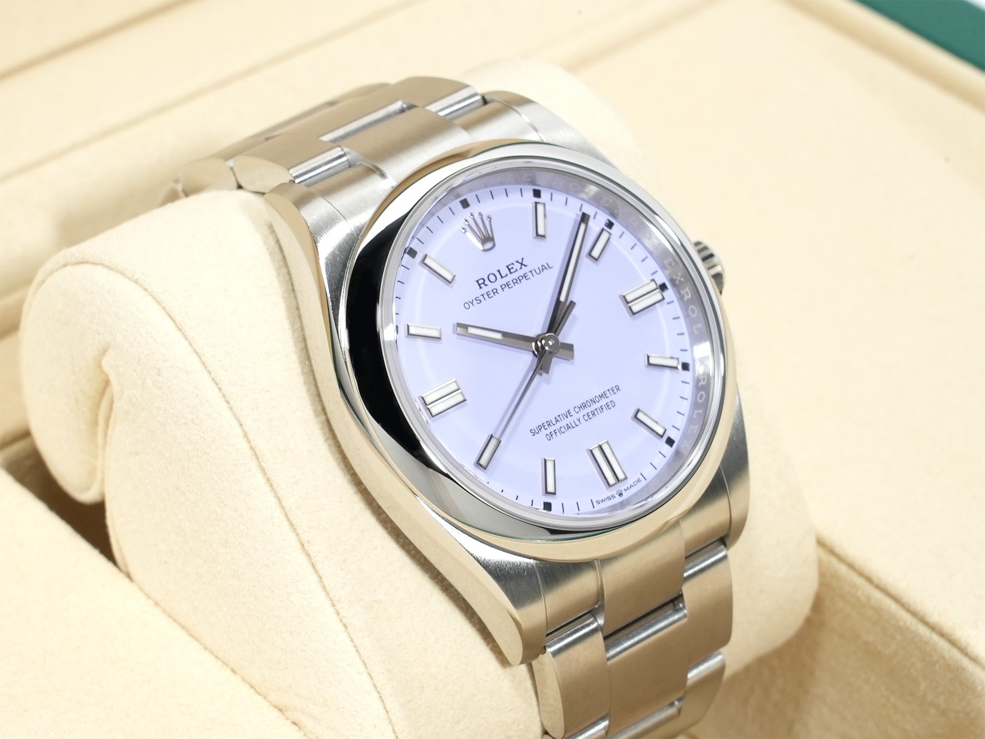 ロレックス オイスターパーペチュアル36 Ref.126000 ステンレススチール ラベンダー文字盤 未使用 ktwu73nx