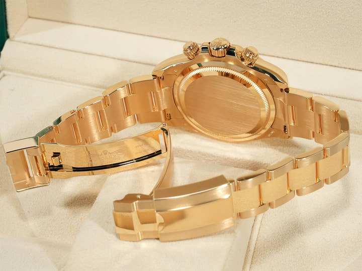 ロレックス デイトナ Ref.126508 イエローゴールド ゴールデンxブライトブラック文字盤 未使用 kdhzuk45