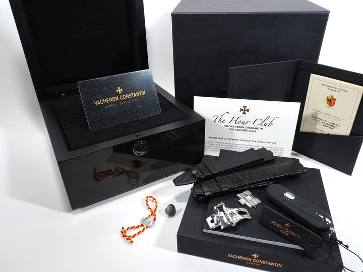 ヴァシュロンコンスタンタン オーヴァーシーズ Ref.4500V/110A-B483 ステンレススチール ブラック文字盤 未使用 urpjjy54