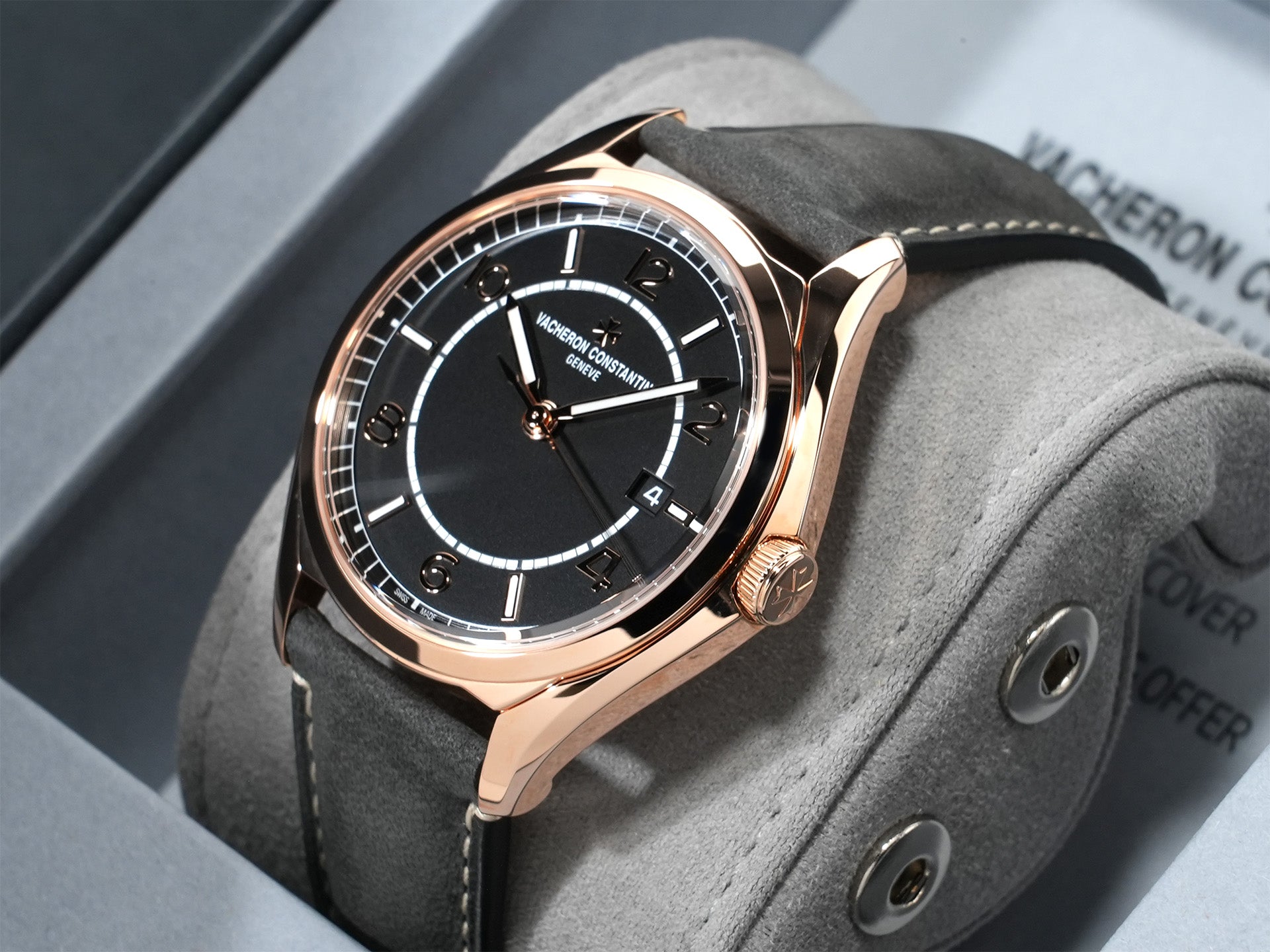 Vacheron Constantin Fiftysix Automatic Ref. 4600E/000R-H101 Pink Gold Black Dial Unused uufric7q