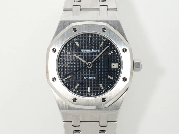Audemars Piguet Royal Oak Ref. 14790ST.OO.0789ST.09 Stainless Steel Dark Blue Dial Excellent Condition jinrcer5